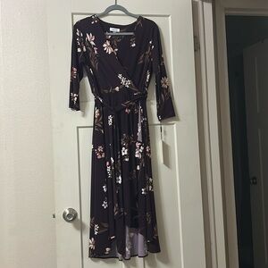 Deep purple dress new with tags.Size 12